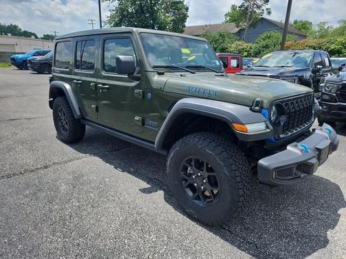 Sarge Green Clearcoat 2024 Jeep Wrangler 4xe Sport