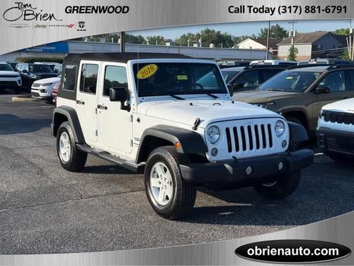 Bright White Clearcoat 2018 Jeep Wrangler JK Unlimited Sport