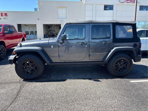 Granite Crystal Clearcoat Metallic 2017 Jeep Wrangler Unlimited Sport