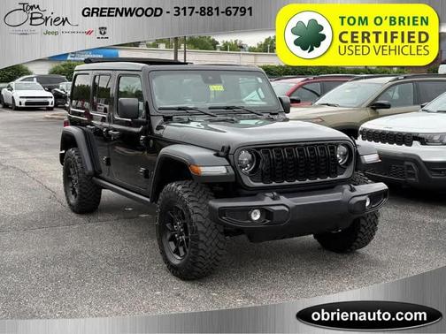 Black Clearcoat 2024 Jeep Wrangler Sport
