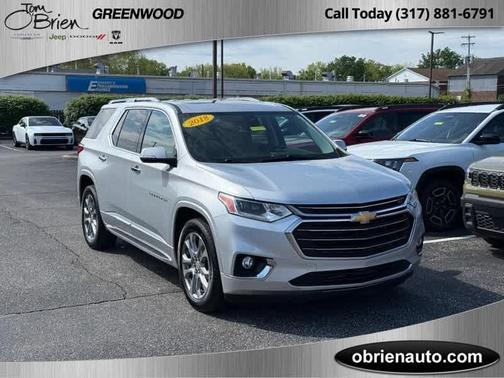 Silver Ice Metallic 2018 Chevrolet Traverse Premier
