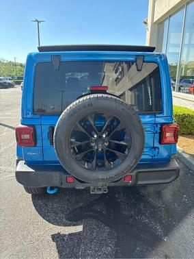 Hydro Blue Pearlcoat 2024 Jeep Wrangler 4xe Sahara