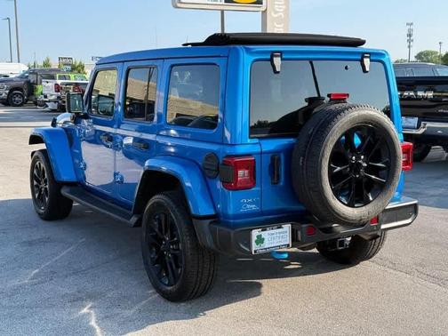 Hydro Blue Pearlcoat 2023 Jeep Wrangler 4xe Sahara