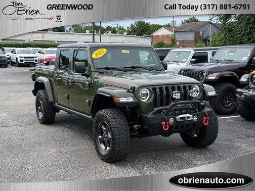 Sarge Green Clearcoat 2021 Jeep Gladiator Rubicon