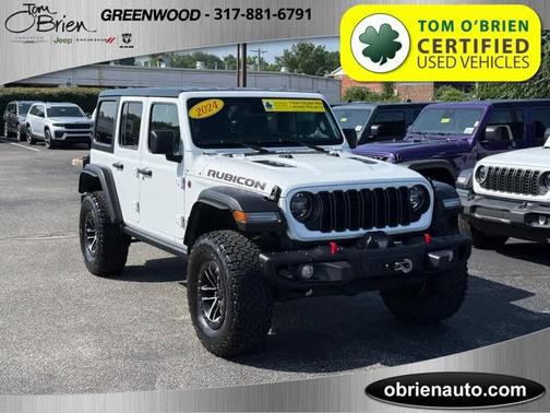 Bright White Clearcoat 2024 Jeep Wrangler Rubicon