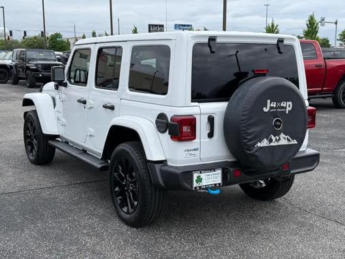 Bright White Clearcoat 2024 Jeep Wrangler 4xe Sahara