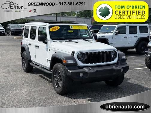 Bright White Clearcoat 2024 Jeep Wrangler Sport