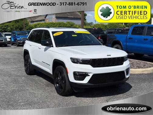 Bright White Clearcoat 2025 Jeep Grand Cherokee Limited