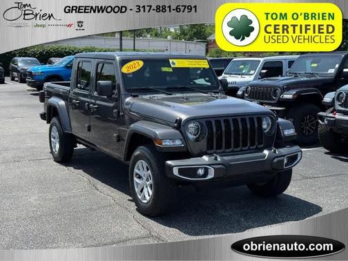 Granite Crystal Clearcoat Metallic 2023 Jeep Gladiator Sport