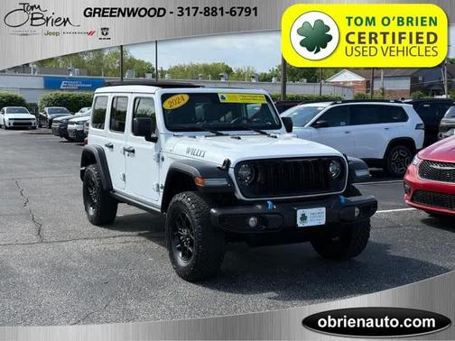 Bright White Clearcoat 2024 Jeep Wrangler 4xe Sport