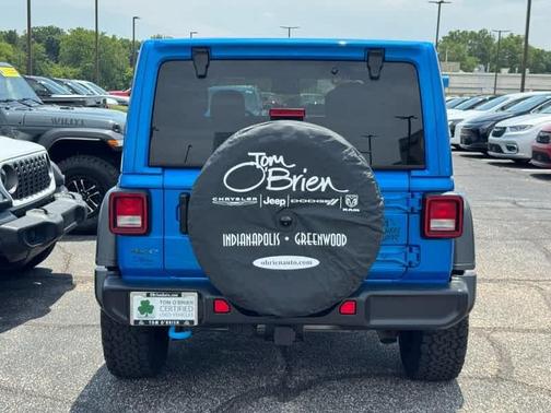 Hydro Blue Pearlcoat 2024 Jeep Wrangler 4xe Sport