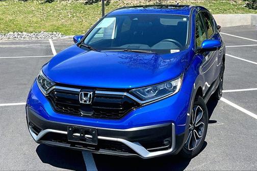 Blue 2022 Honda CR-V AWD EX