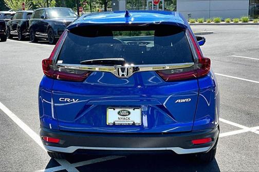 Blue 2022 Honda CR-V AWD EX