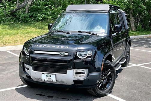 Santorini Black Metallic 2023 Land Rover Defender 110 Standard