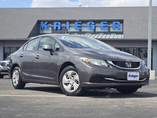 Polished Metal Metallic 2013 Honda Civic LX