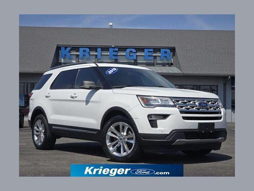 OXFORD WHITE 2019 Ford Explorer XLT