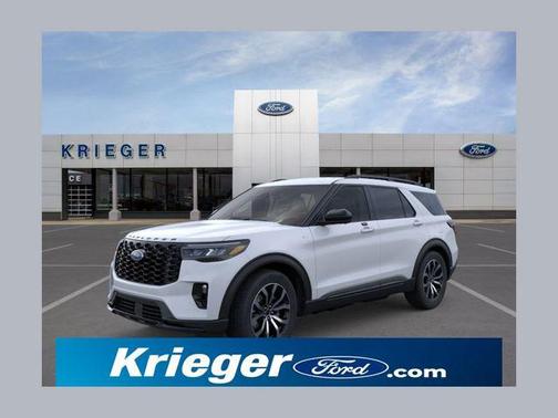SPACE WHITE METALLIC 2026 Ford Explorer ST-Line