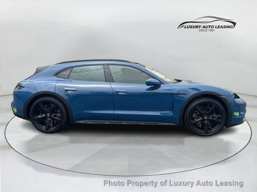 Neptune Blue 2022 Porsche Taycan Turbo S