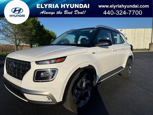 White 2023 Hyundai VENUE Limited