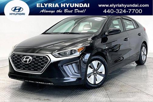 Black Noir Pearl 2020 Hyundai IONIQ Hybrid Blue