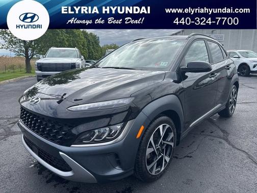 Black 2022 Hyundai KONA Limited