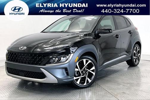Black 2022 Hyundai KONA Limited