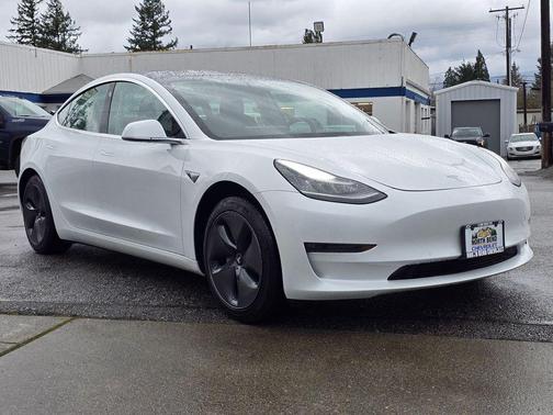 Pearl White Multi-Coat 2020 Tesla Model 3 Long Range