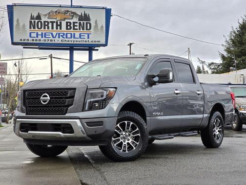 Gun Metallic 2021 Nissan Titan SV