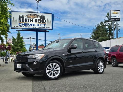 Jet Black 2016 BMW X3 xDrive28i