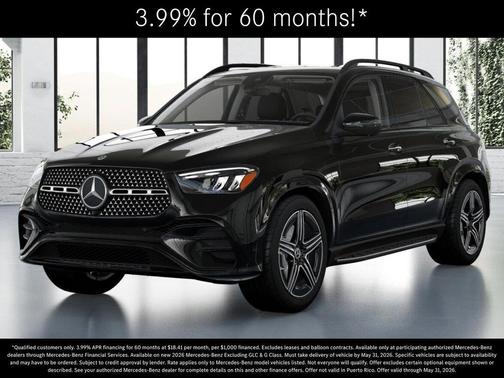Black 2026 Mercedes-Benz GLE 450 4MATIC