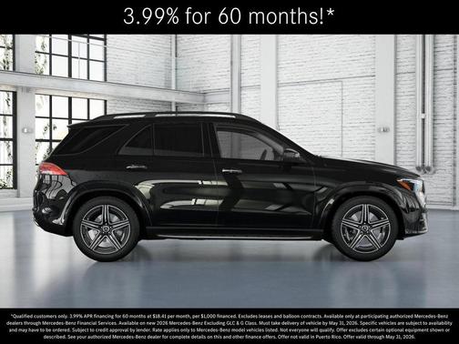 Black 2026 Mercedes-Benz GLE 450 4MATIC