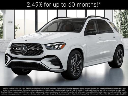 Polar White 2026 Mercedes-Benz GLE 350 Base 4MATIC