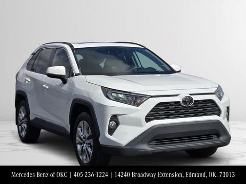 Super White 2019 Toyota RAV4 XLE Premium