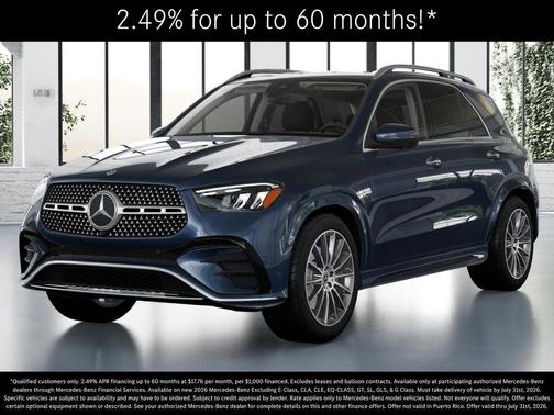 Twilight Blue Metallic 2026 Mercedes-Benz GLE 350 Base 4MATIC