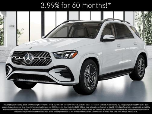 Polar White 2026 Mercedes-Benz GLE 450e Base 4MATIC