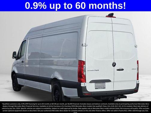 Arctic White 2025 Mercedes-Benz Sprinter 2500 170 WB