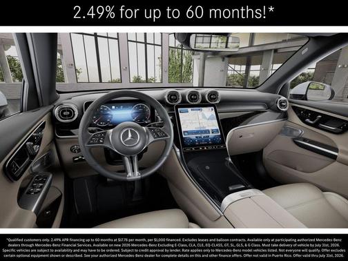 Polar White 2026 Mercedes-Benz GLC 300 Base 4MATIC