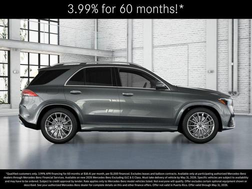 Gray Metallic 2026 Mercedes-Benz GLE 450 4MATIC