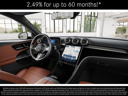 Polar White 2026 Mercedes-Benz C-Class C 300 4MATIC