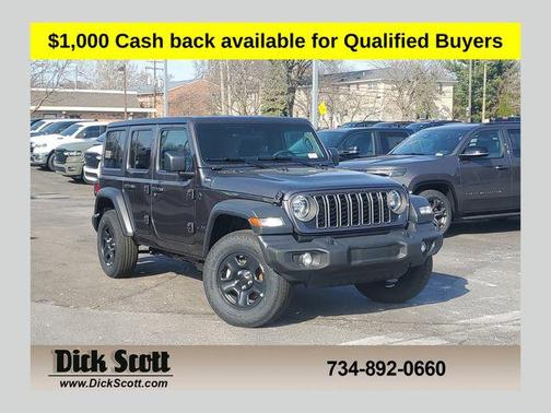 Granite Crystal Metallic Clearcoat 2026 Jeep Wrangler Sport