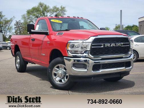 Flame Red Clearcoat 2020 RAM 2500 Tradesman Regular Cab 4x4 8' Box