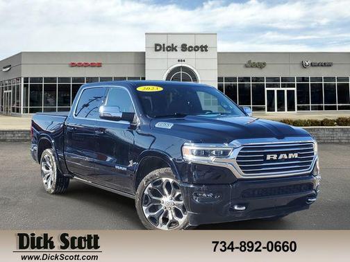 Diamond Black Crystal Pearlcoat 2023 RAM 1500 Longhorn