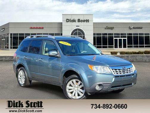 Sage Green Metallic 2012 Subaru Forester 2.5X Touring