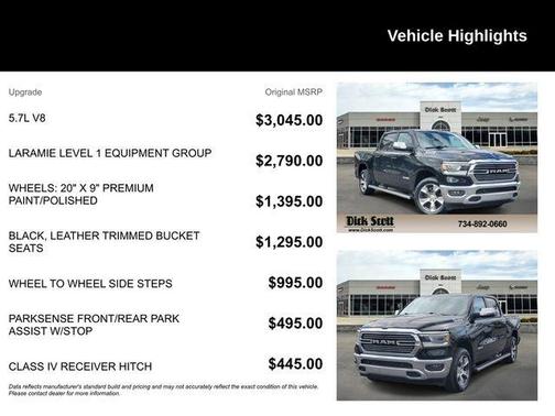 Diamond Black Crystal Pearlcoat 2024 RAM 1500 Laramie