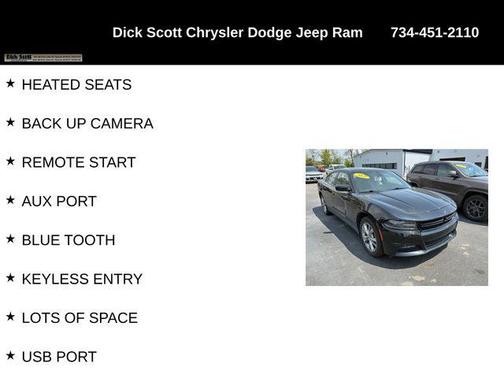 Pitch Black Clearcoat 2021 Dodge Charger SXT