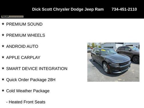 Pitch Black Clearcoat 2021 Dodge Charger SXT