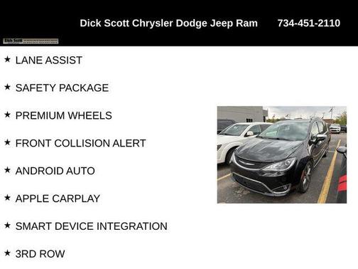 Fathom Blue Pearlcoat 2023 Chrysler Pacifica Touring L