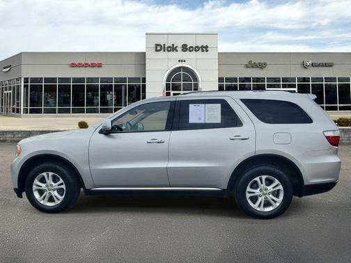 Bright Silver Metallic Clearcoat 2012 Dodge Durango Crew