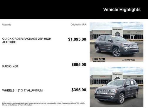 2016 Jeep Compass High Altitude