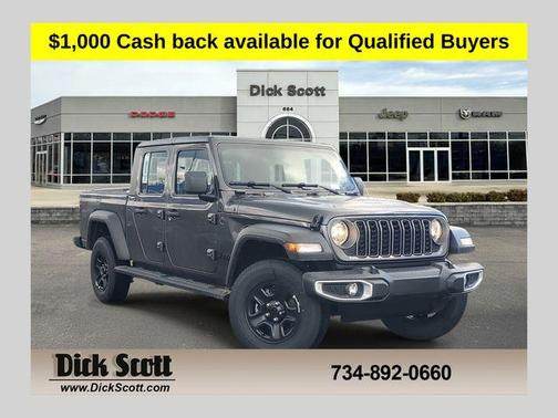 Granite Crystal Metallic Clearcoat 2026 Jeep Gladiator Sport